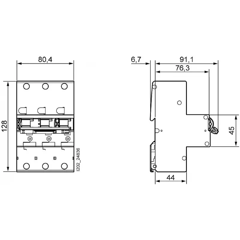Siemens 5SP33353 Διακόπτης κύριας γραμμής
