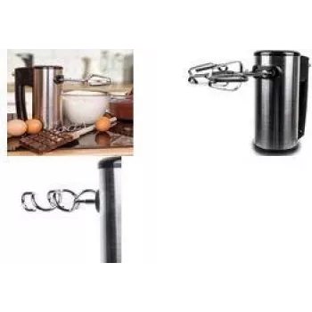 Little Balance Μίξερ χειρός Inox 400, 400 W, ατσάλι, κομψός μαύρος σχεδιασμός με επένδυση ατσαλιού (LB 8460)