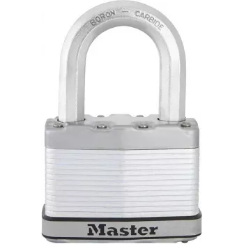 Master Lock Excell Λουκέτο από ελασματοποιημένο ατσάλι 52mm με βραχίονα 38mm (M5EURDLF)
