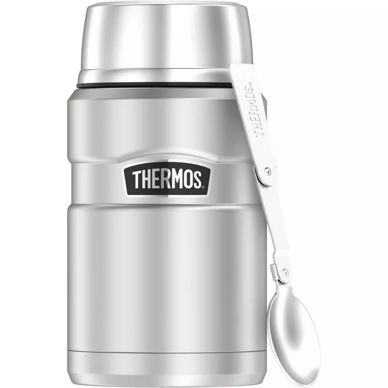 THERMOS STAINLESS KING θερμός δοχείο τροφίμων, 0,71 L, ματ μαύρο 4001.233.071