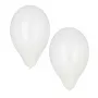 PAPSTAR λευκά μπαλόνια latex, διάμετρος 250 mm, συσκευασία 100 τεμ., κατάλληλα για ήλιο 18956