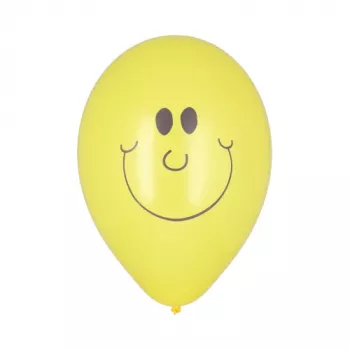PAPSTAR Sunny κίτρινο μπαλόνι latex, διάμετρος 250 mm, περίμετρος 800 mm, 1 τεμ. 19463