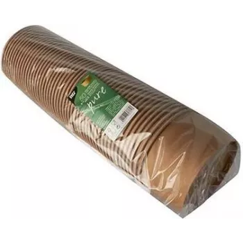 Papstar 87914 στρογγυλό μπολ από χαρτόνι καφέ μονόχρωμο 50 τεμ.