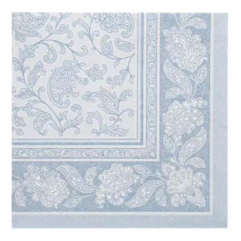 PAPSTAR ROYAL Collection Ornaments πετσέτα, Arktisblau, 400 x 400 mm, 4 φύλλα, 1/4 δίπλωμα, 1 τεμ. 37023