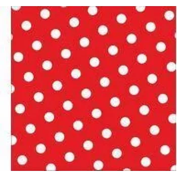 PAPSTAR Dots Χάρτινες Πετσέτες, 330 x 330 mm, Κόκκινο, 3 φύλλων, Δίπλωση 1/4, 20 τεμ. 82756