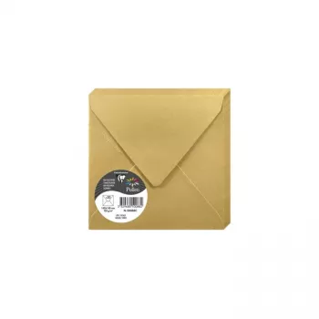 Pollen by Clairefontaine τετράγωνος φάκελος 140 mm, χρυσό, 120 g/m², pH-ουδέτερο, χωρίς οξέα (1 τεμ.) 50088C