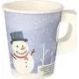 PAPSTAR 50 ποτήρια μιας χρήσης Snowtime 0,2 l (89845)