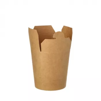 PAPSTAR pure τετράγωνο snack box 230 ml, καφέ, FSC-πιστοποιημένο χαρτόνι παρθένου χαρτιού, βιο-επικαλυμμένο, 1 τεμ. 87268