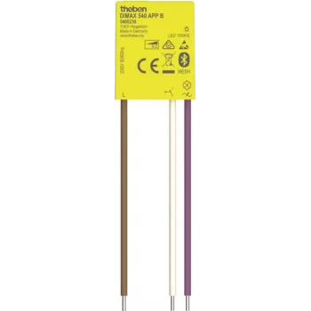 Theben Mini-Universaldimmer UP DIMAX 540 APP B (5400230) - εντοιχισμένος καθολικός dimmer με Bluetooth