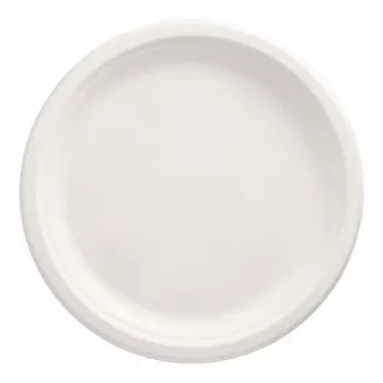 PAPSTAR pure πιάτο ζαχαροκάλαμου, στρογγυλό, 260 mm, 50 τεμ., κομποστοποιήσιμο, κατάλληλο για φούρνο μικροκυμάτων (89738)
