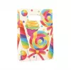 PAPSTAR Candies Party χάρτινη σακούλα με λαβή, 140 x 210 x 60 mm, τετράγωνη βάση, πλαϊνή πτυχή, 1 τεμ. (88862)