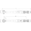 GEDORE DREMASTER K 1/2 inch Ροπόκλειδο, 60-300 Nm (2641259)