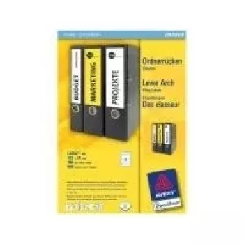 Avery L6060-100 λευκές ετικέτες πολλαπλών χρήσεων 70 x 37 mm, 960 ετικέτες (40 φύλλα x 24)