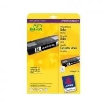 Avery αφαιρούμενες ετικέτες A4 λευκές 210 x 297 mm 25 φύλλα L4746REV-25