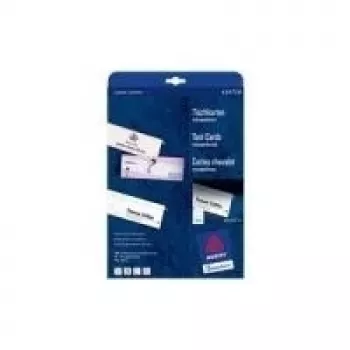 Avery τραπεζοκάρτες C32253-25, λευκές, 40 x 110 mm, 100 κάρτες (25 φύλλα x 4)
