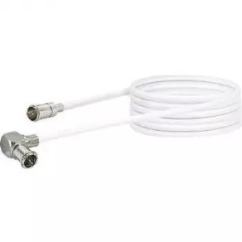 Schwaiger MiniD@t F-Quick M/M 3m ομοαξονικό καλώδιο λευκό MMC30052