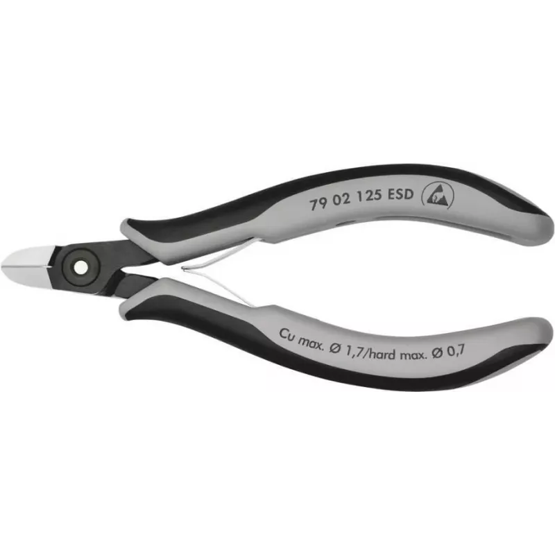 KNIPEX ESD πλαϊνός κόφτης με φαλτσέτα 125 mm 79 02 125 ESD