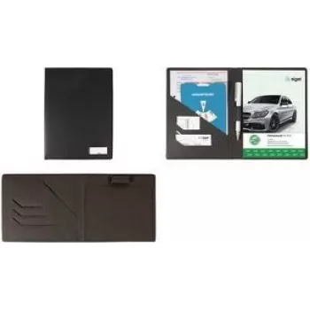 Sigel EF615 Προστατευτική θήκη για βιβλίο φόρμας DIN A6 οριζόντια ανθρακί
