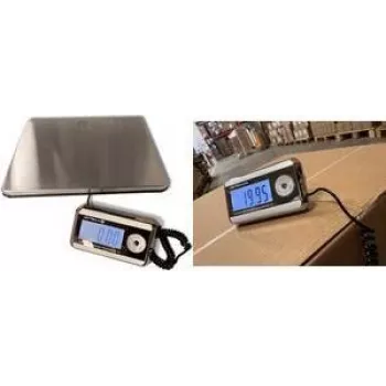 Little Balance LB 8371 Pro e-200 Ψηφιακή ζυγαριά δεμάτων, χωρητικότητα 200 kg, ανάγνωση 50 g, πλατφόρμα ανοξείδωτου ατσαλιού, ξεχωριστή οθόνη LCD