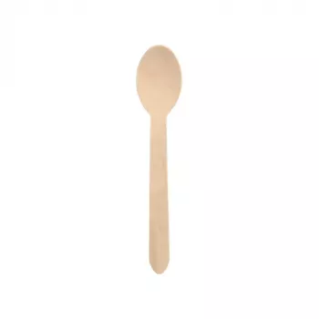 PAPSTAR pure Ξύλινα κουτάλια, 157 mm, ξύλο σημύδας, φυσικό ανοιχτό, 500 τεμ., βιοδιασπώμενα 86941