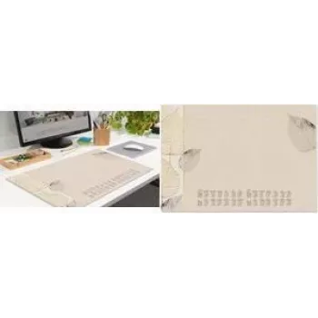 SIGEL Χάρτινο Επιτραπέζιο Υπόστρωμα Natural Leaves, DIN A2, 30 Φύλλα, 80 g/m², Κολλημένο, με Πλάνο 2 Ετών H6315