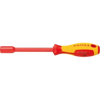KNIPEX 98 03 13 Κατσαβίδι με Υποδοχή Εξάγωνου 13 mm, Χάλυβας Χρωμίου-Βαναδίου, 235 mm