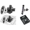 WEDO Dock-it Premium Mini Μαγνητική Βάση Αεραγωγού Αυτοκινήτου για Smartphones, Μαύρο/Ασημί 60 15054