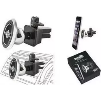 WEDO Dock-it Premium Mini Μαγνητική Βάση Αεραγωγού Αυτοκινήτου για Smartphones, Μαύρο/Ασημί 60 15054