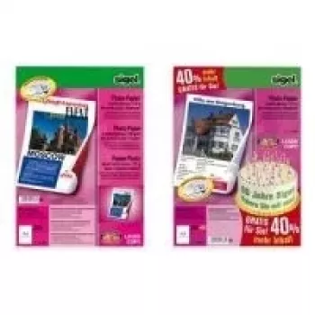 SIGEL Γυαλιστερό φωτογραφικό χαρτί A4 170 g/m² 100 φύλλα