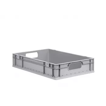 allit ProfiPlus EuroEco O612 Γκρι Eurobox 600x400x120 mm, 24 L, PP, Ανοιχτές λαβές, Στοιβαζόμενο 456809