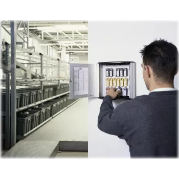 DURABLE KEY BOX 18 Κουτί κλειδιών με κλειδαριά κυλίνδρου, Ανοιχτό γκρι 195123