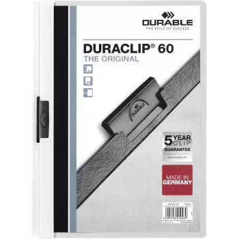 DURABLE DURACLIP 60 A4 Κλιπ συνδετήρας Μαύρο (συσκευασία 25 τεμ.) 220902