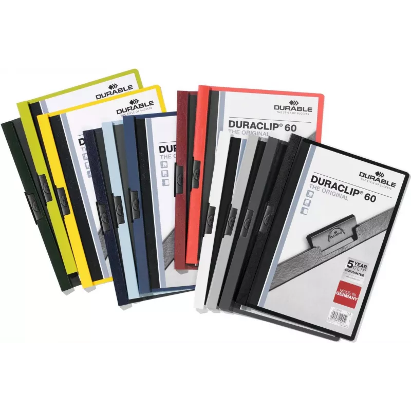DURABLE DURACLIP 60 A4 Κλιπ συνδετήρας Μαύρο (συσκευασία 25 τεμ.) 220902