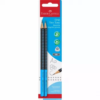 Faber-Castell GRIP 2001 TWO TONE Μηχανικό μολύβι, 2,0 mm, ζώνη Soft-Grip, κάρτα blister 517093