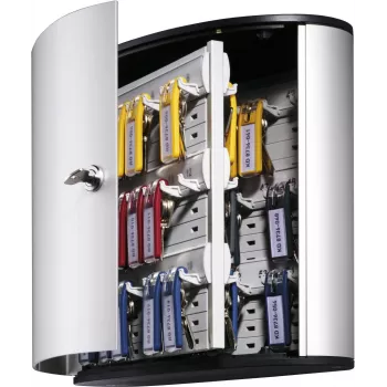 DURABLE KEY BOX 54 Θήκη κλειδιών με κλειδαριά κυλίνδρου, ανοιχτό γκρι, χάλυβας, επιτοίχια τοποθέτηση 195323