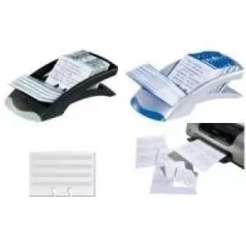 DURABLE TELINDEX DESK VEGAS Περιστρεφόμενο ευρετήριο, 500 κάρτες, 100x72 mm, μαύρο 241223