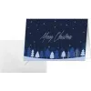 SIGEL DS635 Χριστουγεννιάτικη κάρτα Snowflake Serenity A6 οριζόντια (A5) για inkjet/laser/φωτοτυπικό, λευκό χαρτόνι 250 g/m², 1 τεμ.
