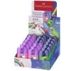 FABER-CASTELL Διπλή ξύστρα Box Dino/Μονόκερος, display με δοχείο ρινισμάτων για εύκολο και καθαρό ξύσιμο, 18 τεμ. (183551)