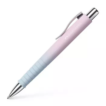 Faber-Castell Poly Ball Urban Στυλό διαρκείας, Blushing Sky, μπλε μελάνι, 0,6 mm XB, αντιολισθητική λαβή 241131