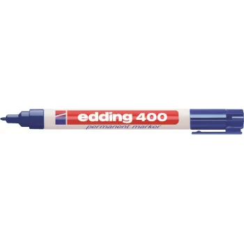 Edding 400 Σετ μαρκαδόρων μόνιμης γραφής 4-400-4-1999, μαύρο/κόκκινο/μπλε/πράσινο, αδιάβροχοι