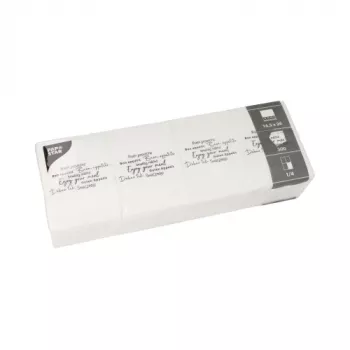 PAPSTAR DAILY Collection Χαρτοπετσέτες σνακ, λευκό tissue, 1/4 δίπλωση, 250 ανά συσκευασία 37406