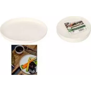 PAPSTAR Πιάτα από ζαχαροκάλαμο pure Ano, στρογγυλά, Ø 16 cm, λευκά, 6 τεμ. (89995)