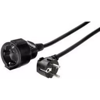 e+p SV 32 Καλώδιο επέκτασης 3m μαύρο Schuko 1 πρίζα 16A