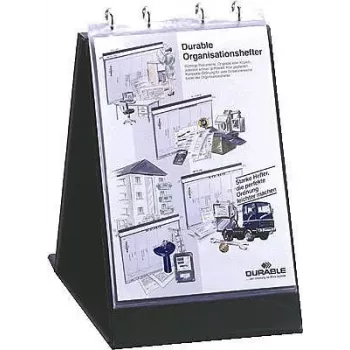 DURABLE Θήκες flipchart A3 οριζόντιας διάταξης, συσκευασία 10 τεμ., διαφανείς Anti-Glare 857719
