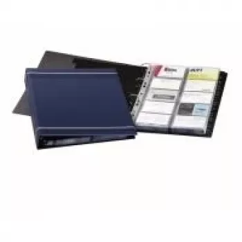 DURABLE VISIFIX 400 Βιβλίο δακτυλίου για επαγγελματικές κάρτες A4, 400 κάρτες, μαύρο 238858