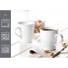 Ritzenhoff & Breker VIO Φλιτζάνια καφέ 300 ml λευκά πορσελάνη σετ 6 τεμ. 423501