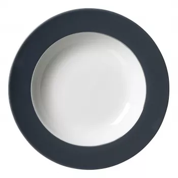 Ritzenhoff & Breker Doppio Ανθρακί Πιάτο σούπας 220 mm Πορσελάνη, Σετ 6 τεμ. 430219
