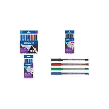 Pelikan Hang Stick Στυλό διαρκείας 0,7 mm Μπλε Διαφανές (Συσκευασία 10 τεμ. Πολυσακούλα) 400207122