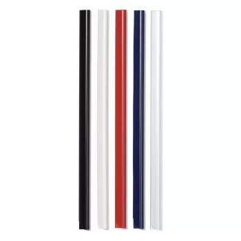 DURABLE Ράγες κλιπ A4 6 mm, Συσκευασία 50 τεμ., Λευκό 293102