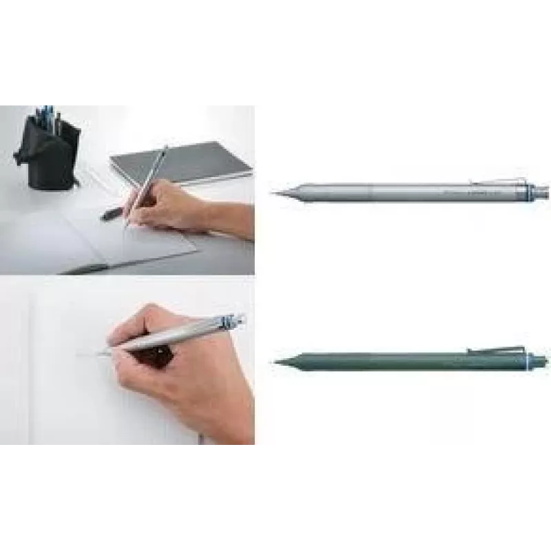 Tombow MONO graph fine Μηχανικό μολύβι 0,5 mm, Ασημί, 4 mm οδηγός SH-MGF04